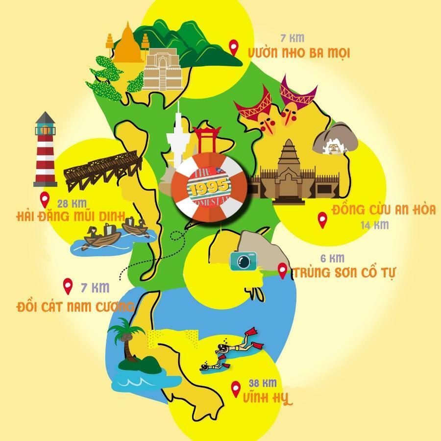 The 1995 Homestay Фан Ранг Екстериор снимка